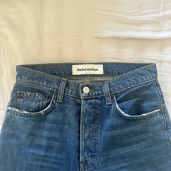 Reformation mellisa high and skinny Jean (high waisted)bin 24 - Picture 3 of 6